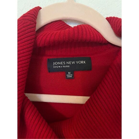 Jones New York Cowl Neck Sweater with Front Pocket - Picture 3 of 5